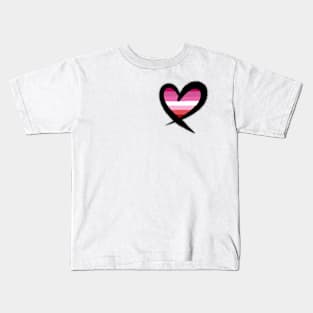 Pride Lesbian Little heart Kids T-Shirt